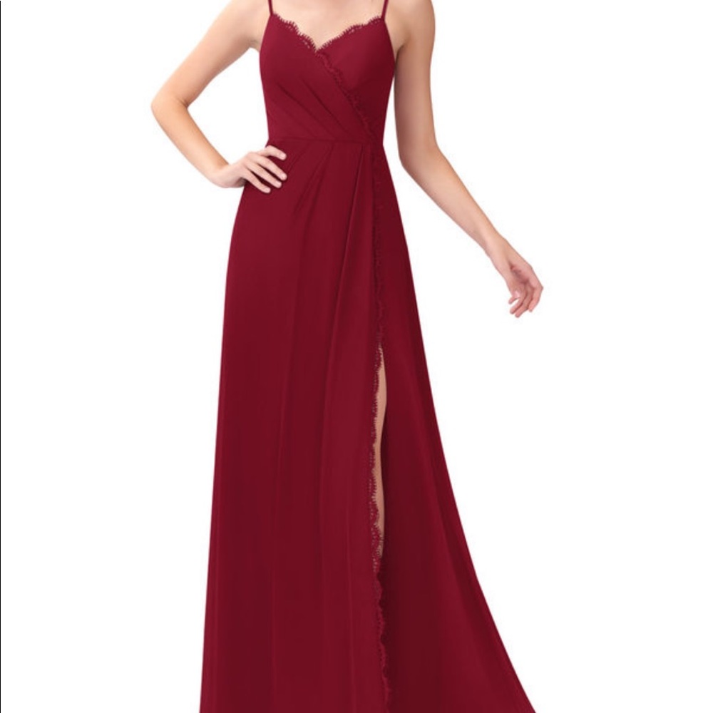 Burgundy Bridesmaids Dress
